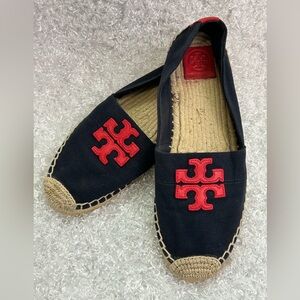 Tory Burch Womens Size 10 Weston Flat Espadrilles Shoes
